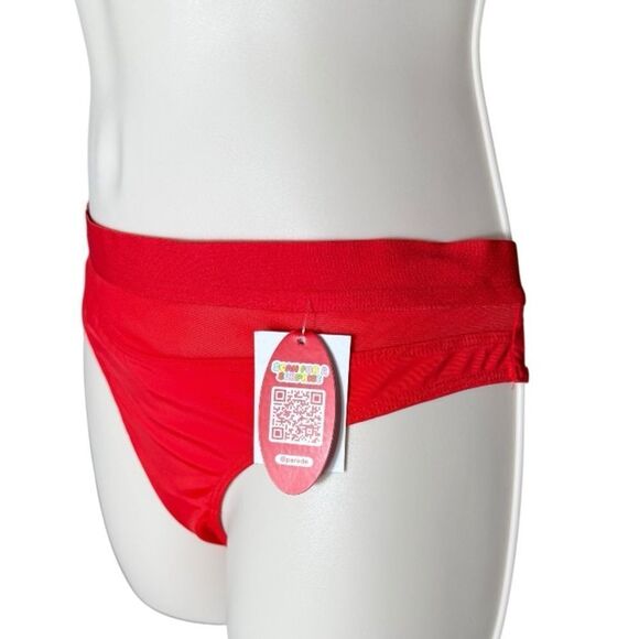 Parade Women’s Red Ultra Soft Re:Play Brief Underwear Panties - Picture 3 of 6